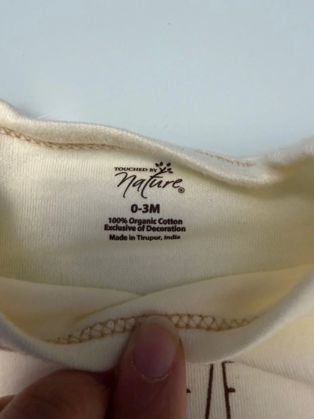 NWOT Touched By Nature Organic Bodysuit Set